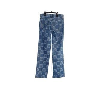 Pacsun Low Rise Straight‎ Leg Jeans with Butterfly Print - Girls - Size 23